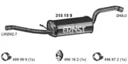 Mittelschalldämpfer ERNST 315159