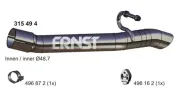 Abgasrohr hinten ERNST 315494