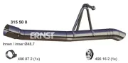 Abgasrohr hinten ERNST 315500