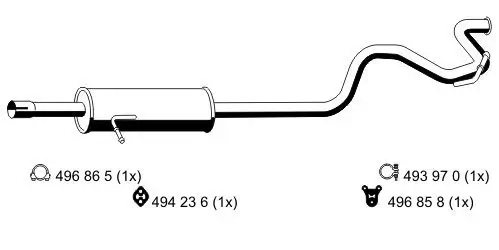 Endschalldämpfer ERNST 330190
