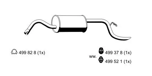 Endschalldämpfer ERNST 332040
