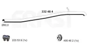 Abgasrohr hinten ERNST 332484