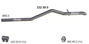 Abgasrohr hinten ERNST 332590
