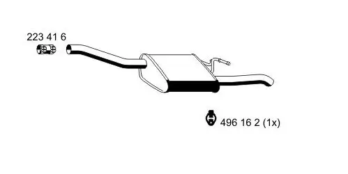 Endschalldämpfer ERNST 341103 Bild Endschalldämpfer ERNST 341103