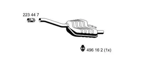 Endschalldämpfer ERNST 341134 Bild Endschalldämpfer ERNST 341134