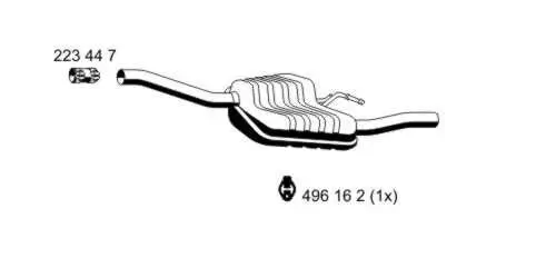 Endschalldämpfer ERNST 341189 Bild Endschalldämpfer ERNST 341189