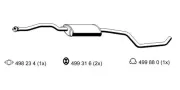 Mittelschalldämpfer ERNST 342223
