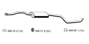 Mittelschalldämpfer ERNST 342261