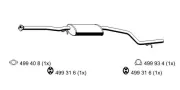 Mittelschalldämpfer ERNST 343060