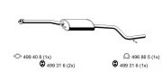 Mittelschalldämpfer ERNST 343213