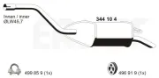 Endschalldämpfer ERNST 344104