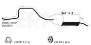 Endschalldämpfer ERNST 344142