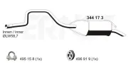 Endschalldämpfer ERNST 344173