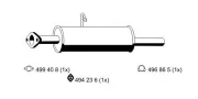 Mittelschalldämpfer ERNST 348027