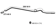 Abgasrohr hinten ERNST 350549