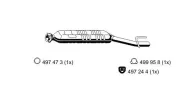 Mittelschalldämpfer ERNST 351133