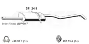 Endschalldämpfer ERNST 351249