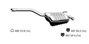 Endschalldämpfer ERNST 363105