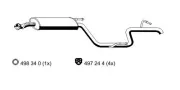 Endschalldämpfer ERNST 385015