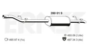 Mittelschalldämpfer ERNST 390019