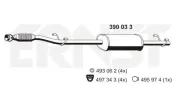 Mittelschalldämpfer ERNST 390033