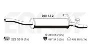 Mittelschalldämpfer ERNST 390132