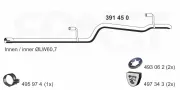Abgasrohr hinten ERNST 391450