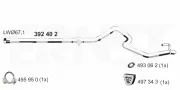 Abgasrohr hinten ERNST 392402