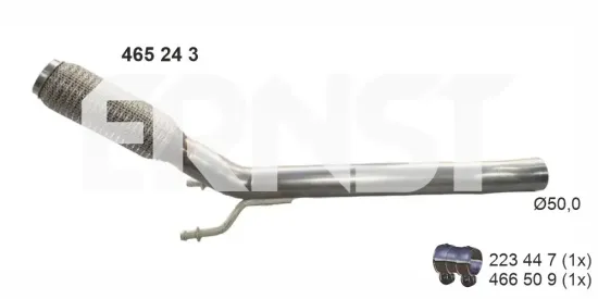 Abgasrohr vorne ERNST 465243 Bild Abgasrohr vorne ERNST 465243