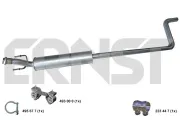 Mittelschalldämpfer ERNST 501118