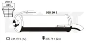 Endschalldämpfer ERNST 505208