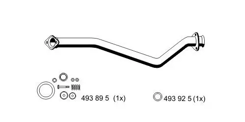 Abgasrohr ERNST 515412