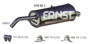 Endschalldämpfer ERNST 519021