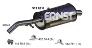 Endschalldämpfer ERNST 519076