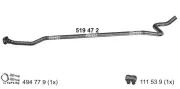 Abgasrohr Mitte ERNST 519472