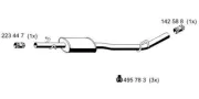 Mittelschalldämpfer ERNST 522229
