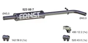 Mittelschalldämpfer ERNST 523097