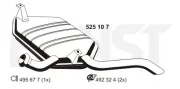 Endschalldämpfer ERNST 525107