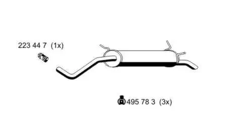 Endschalldämpfer ERNST 530002 Bild Endschalldämpfer ERNST 530002