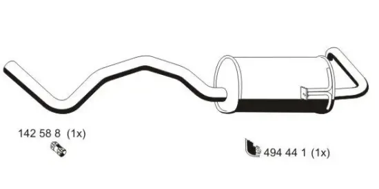 Endschalldämpfer ERNST 530125 Bild Endschalldämpfer ERNST 530125