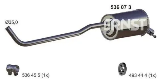Endschalldämpfer ERNST 536073 Bild Endschalldämpfer ERNST 536073