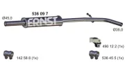 Mittelschalldämpfer ERNST 536097