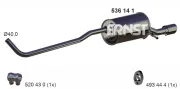 Endschalldämpfer ERNST 536141