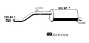 Endschalldämpfer ERNST 550017