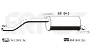 Endschalldämpfer ERNST 551045