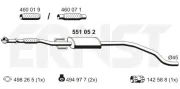 Mittelschalldämpfer ERNST 551052