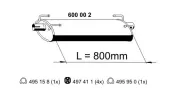 Mittelschalldämpfer ERNST 600002