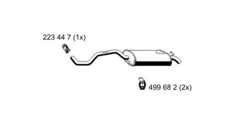 Endschalldämpfer ERNST 640220 Bild Endschalldämpfer ERNST 640220