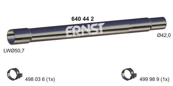 Abgasrohr Mitte ERNST 640442