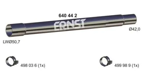 Abgasrohr Mitte ERNST 640442 Bild Abgasrohr Mitte ERNST 640442